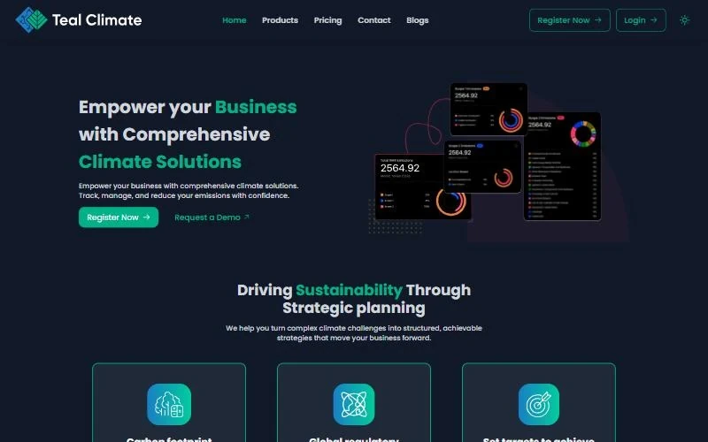 Teal Climate: Carbon accounting & net-zero platform