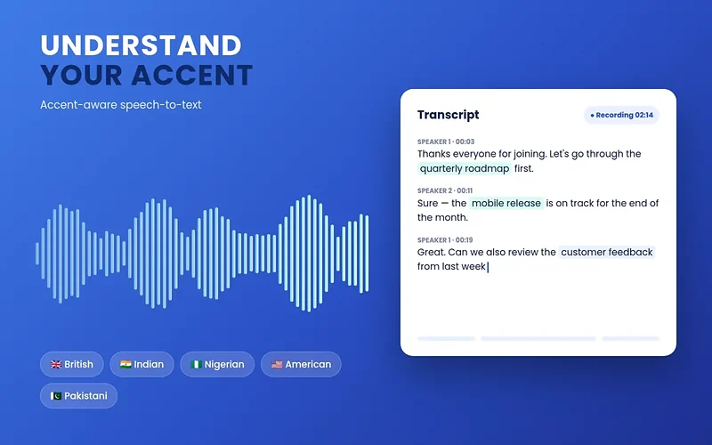 Understand Your Accent: Speech-to-text that handles accents